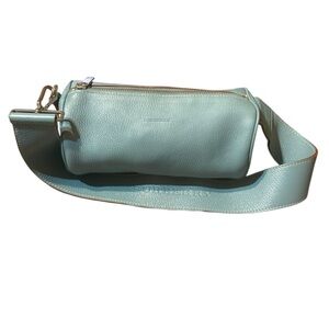 Burberry Light Blue Leather Shoulder Bag